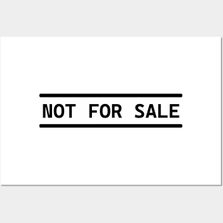 NOT FOR SALE Posters and Art